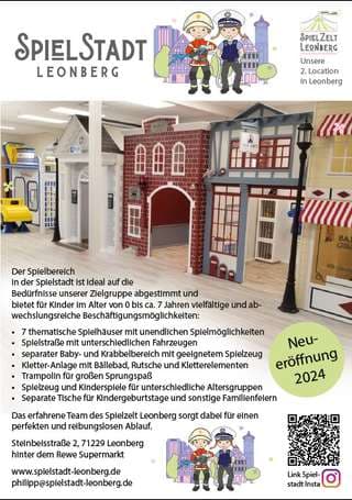 Spielstadt Leonberg - Indoorspielplatz & Café – Bild 1