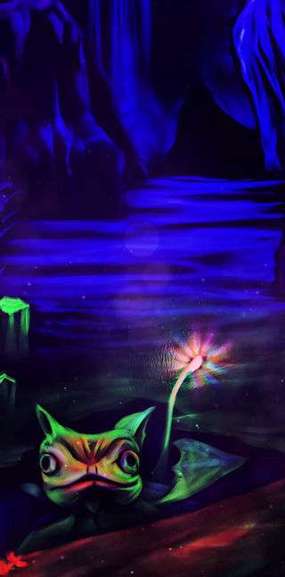 Farbrausch 3D Schwarzlicht Minigolf – Bild 5